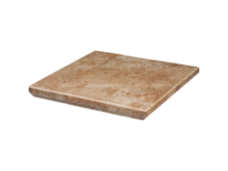 Клинкерная угловая ступень с капиносом Paradyz Ilario, Ochra, 330*330*11 мм