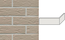 Клинкерная плитка угловая ручной формовки Feldhaus Klinker NF 9 W840 argo senso 240*71*115*9 мм