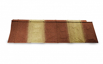 Композитная черепица рядовая Metrotile ISlate Terracotta yellow