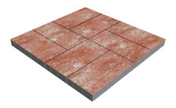 Плитка тротуарная SteinRus Парк Плейс Б.3.П.8, Native, Порто, 600*300*80 мм
