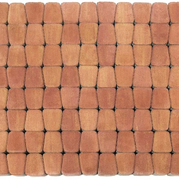 Плитка тротуарная BRAER Классико круговая Color Mix Рассвет, 73*110*115*60 мм