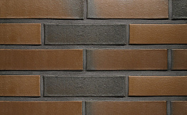 Кирпич Terca Terra flame редуцированный гладкий облицовочный, 250*85*65 мм