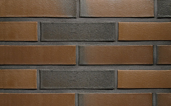 Кирпич Terca Terra flame редуцированный гладкий облицовочный, 250*85*65 мм
