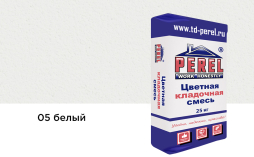 Цветной кладочный раствор Perel NL 5105 белый зимний, 25 кг