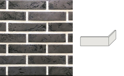Угловой декоративный кирпич Redstone Light brick LB-71/U, 202*96*49 мм