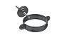 Хомут с комплектом крепления Aquasystem PE dRain RAL 7024 D 90 мм