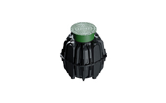 Колодец пластиковый с крышкой люка универсальный AQUASTOK, H1300-1500 мм