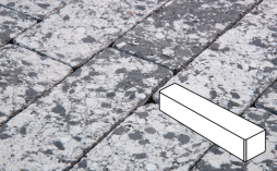Плитка тротуарная Готика, City Granite FINERRO, Ригель Б.3.П.8, Диорит, 360*80*80 мм