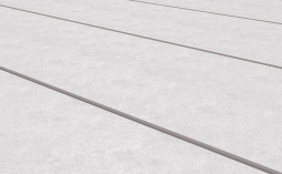 Фиброцементная панель CLADBOARD линеарная 3, полированная, белая, 2400*1200*8 мм