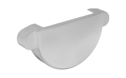 Заглушка желоба BRAAS, 150/100 мм, ПВХ, белый