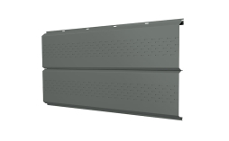 Софит Grand Line ЭкоБрус new без перфорации 0,45 PE RAL 7005