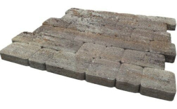 Плитка тротуарная SteinRus Инсбрук Альт А.1.Фсм.4, Old-age, ColorMix Берилл, толщина 40 мм
