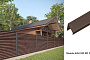 Забор-жалюзи Aquasystem PE RoofTop Шелк, Estet 80, RR 32, гладкая