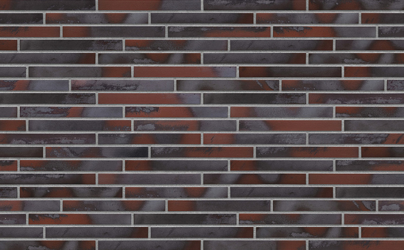 Клинкерная плитка под кирпич King Klinker KING SIZE 03 Iron clay гладкая LF, 490*52*14 мм