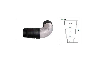 Гофрированная труба VIRTUM (MDM), d = 125 мм