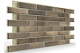 Термопанель на пенополиуретане (ППУ) с клинкерной плиткой BestPoint Retro Brick Pepper 1166*616*65 мм