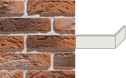 Декоративный кирпич Leonardo Stone угловой элемент Сен-Жермен 185/90*50*14 мм 485