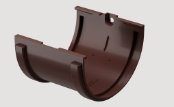 Соединитель желобов Docke STANDARD, темно-коричневый