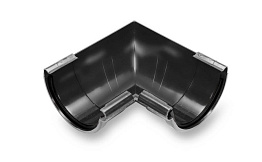 Внутренний угол Galeco 135 градусов для системы PVC D 130/100 мм, RAL 7021
