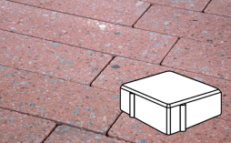 Плитка тротуарная Готика, Granite FINO, Квадрат В.1.К.10/Г.1.К.10, Травертин, 100*100*100 мм