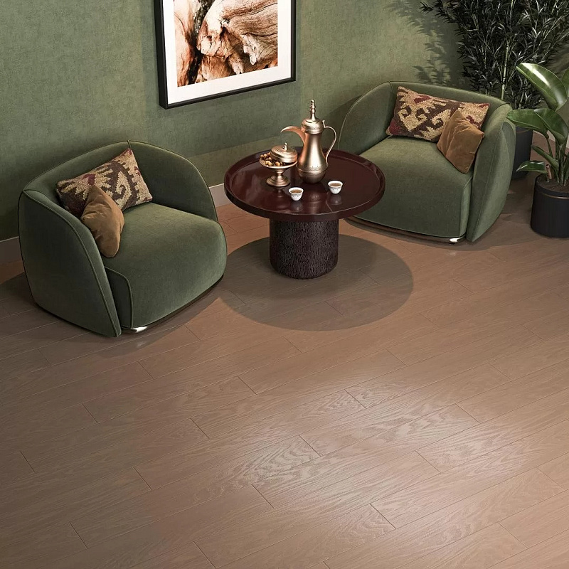 Керамогранит KERAMA MARAZZI Манифик вуд коричневый светлый обрезной, 1195*200*9 мм