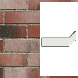 Клинкерная плитка угловая King Klinker Old Castle Supernova HF79, 240*71*115*10 мм