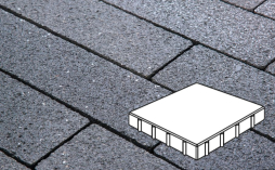 Плитка тротуарная Готика, City Granite FINERRO, Квадрат Б.4.К.8, Амфиболит, 400*400*80 мм