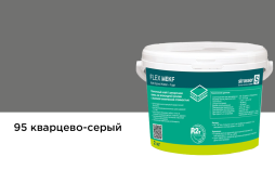 Плиточный клей, затирочная смесь strasser FLEX MEKF на эпоксидной основе, 95 кварцево-серый, 2 кг