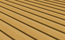 Фиброцементная панель CLADBOARD линеарная 10, желтая, 3050*1220*12 мм