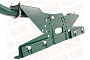 Кровельное ограждение Borge для фальцевой кровли оцинкованное RAL 6005, 300*60 см