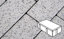 Плитка тротуарная Готика Granite FERRO, Брусчатка В.2.П.8, Покостовский 200*100*80 мм