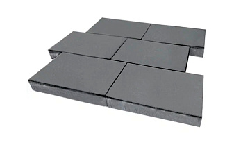 Плитка тротуарная SteinRus Парк Плейс Б.3.П.8, гладкая, серый, 600*300*80 мм