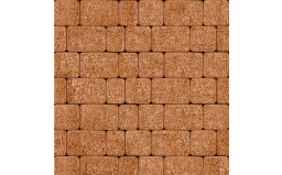 Плитка тротуарная SteinRus Инсбрук Альт А.1.Фсм.4, Old-age, оранжевый, толщина 40 мм