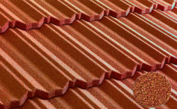 Композитная черепица рядовая Metrotile Classic Terracotta