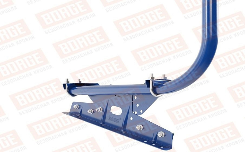 Кровельное ограждение Borge для фальцевой кровли оцинкованное RAL 5005, 300*90 см