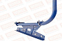 Кровельное ограждение Borge для фальцевой кровли оцинкованное RAL 5005, 300*90 см
