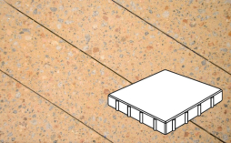 Плитка тротуарная Готика, City Granite FINO, Квадрат Б.4.К.8, Павловское, 400*400*80 мм