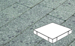 Плитка тротуарная Готика, Granite FINERRO, Квадрат Б.5.К.10, Порфир, 500*500*100 мм