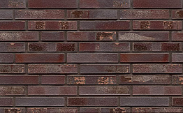 Кирпич клинкерный Muhr 10 S Violettblau geflammt Spezial гладкий, 290*90*52 мм