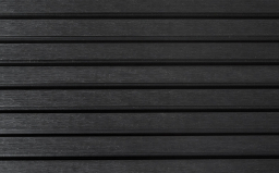 Реечная фасадная панель CM Wall Black wood 3000*219*26 мм