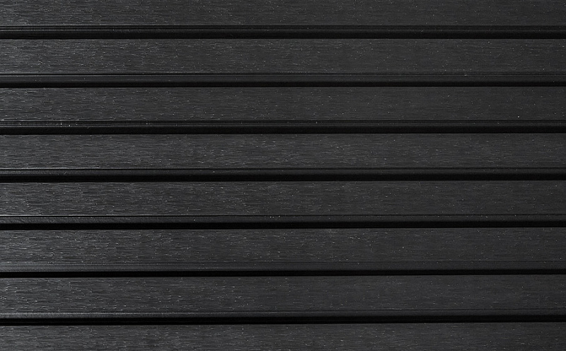Реечная фасадная панель CM Wall Black wood 3000*219*26 мм