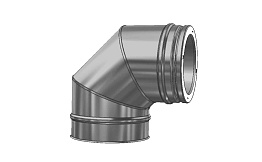 Отвод Schiedel PERMETER 50 T450 NI 90 град. серый, D 250/350 мм