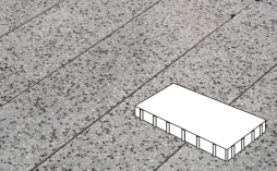 Плитка тротуарная Готика, City Granite FINO, Плита Б.6.П.6, Цветок Урала, 600*300*60 мм