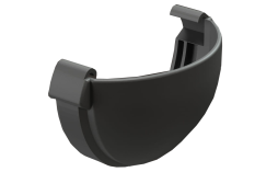 Заглушка желоба Docke LUX, графит