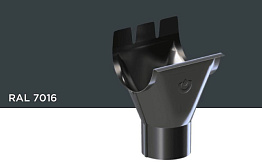 Воронка KROP STAL для системы D 150/100 мм, RAL 7016