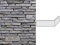 Облицовочный камень ИНТЕРКАМ Бриз угловой элемент 8010