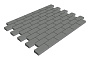 Плитка тротуарная SteinRus Прямоугольник А.6.П.4 серый гладкая, 200*100*40 мм
