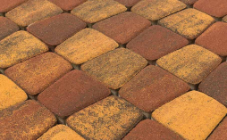 Плитка тротуарная BRAER Классико круговая Color Mix Мальва, 73*110*115*60 мм