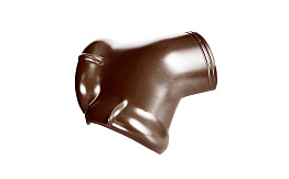 Керамическая черепица вальмовая начальная Koramic №11 Dark Brown Engobe