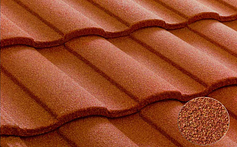 Композитная черепица рядовая Metrotile Roman Terracotta